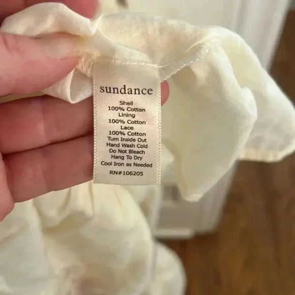 Sundance Cara Belle Tiered Midi Dress SZ Medium Gauzy Mixed Stripe - Picture 7 of 8